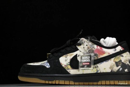 Nike  FD8778-001 SB Supreme Dunk Rammellzee Low 0123